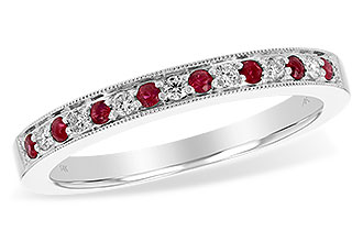 B239-05658: LDS WED RG .12 RUBY .21 TGW