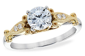 B244-46621: LDS SEMI DIA RG .05 TW