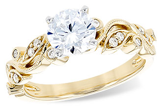 B245-42976: LDS SEMI DIA RG .14 TW