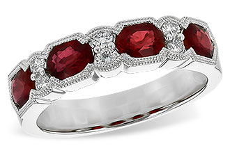 C245-38430: LDS WED RG 1.66 RUBY 1.84 TGW (5x4MM RUBY)