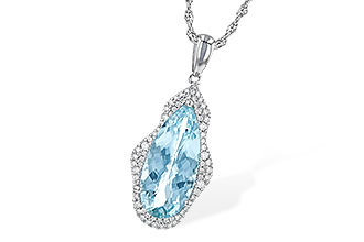 C245-42030: NECK 3.97 AQUAMARINE 4.20 TGW