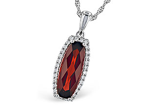 D328-11157: NECK 1.75 GARNET 1.87 TGW