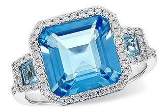 E245-43866: LDS RG 4.40 TW BLUE TOPAZ 4.60 TGW