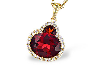 E328-16621: NECK 3.02 TW GARNET 3.16 TGW