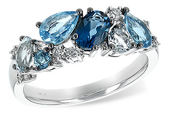 F244-45721: LDS RG 2.05 BLUE TOPAZ 2.16 TGW