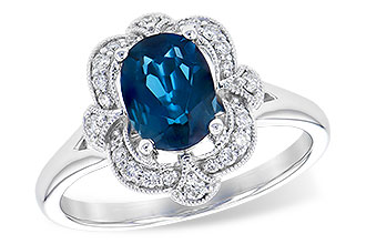 F328-15666: LDS RG 1.35 LONDON BLUE TOPAZ 1.50 TGW