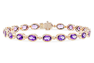 F329-02066: BRACELET 6.86 TW AMETHYST 6.90 TGW