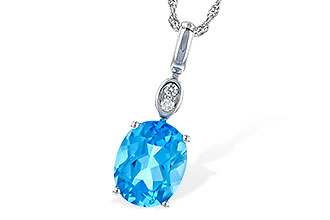 G245-43903: NECK 2.84 BLUE TOPAZ 2.87 TGW (10x8MM BT)