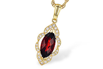 G328-16557: NECK 1.25 GARNET 1.36 TGW