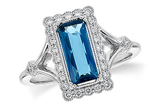 H245-42075: LDS RG 1.58 LONDON BLUE TOPAZ 1.75 TGW