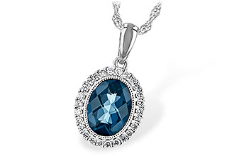 K244-46557: NECK 1.28 LONDON BLUE TOPAZ 1.41 TGW