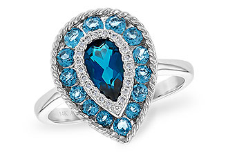 K245-40257: LDS RG 1.52 TW BLUE TOPAZ 1.60 TGW