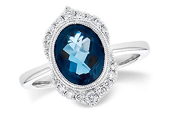 M328-16602: LDS RG 1.86 LONDON BLUE TOPAZ 2.00 TGW